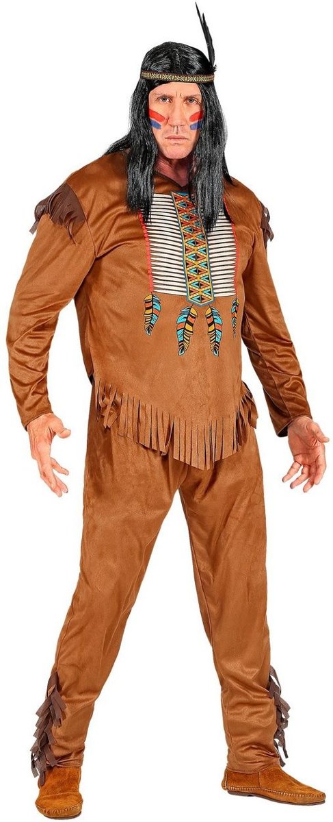 Indiaan Kostuum | Zoevende Bijl Indiaan Wilde Westen | Man | Large | Carnaval kostuum | Verkleedkleding